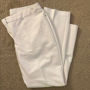 Rafaella Women's White Straight Leg Pants